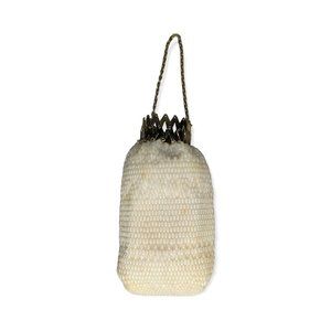 Vintage Beaded Purse with Unique Metal Closure